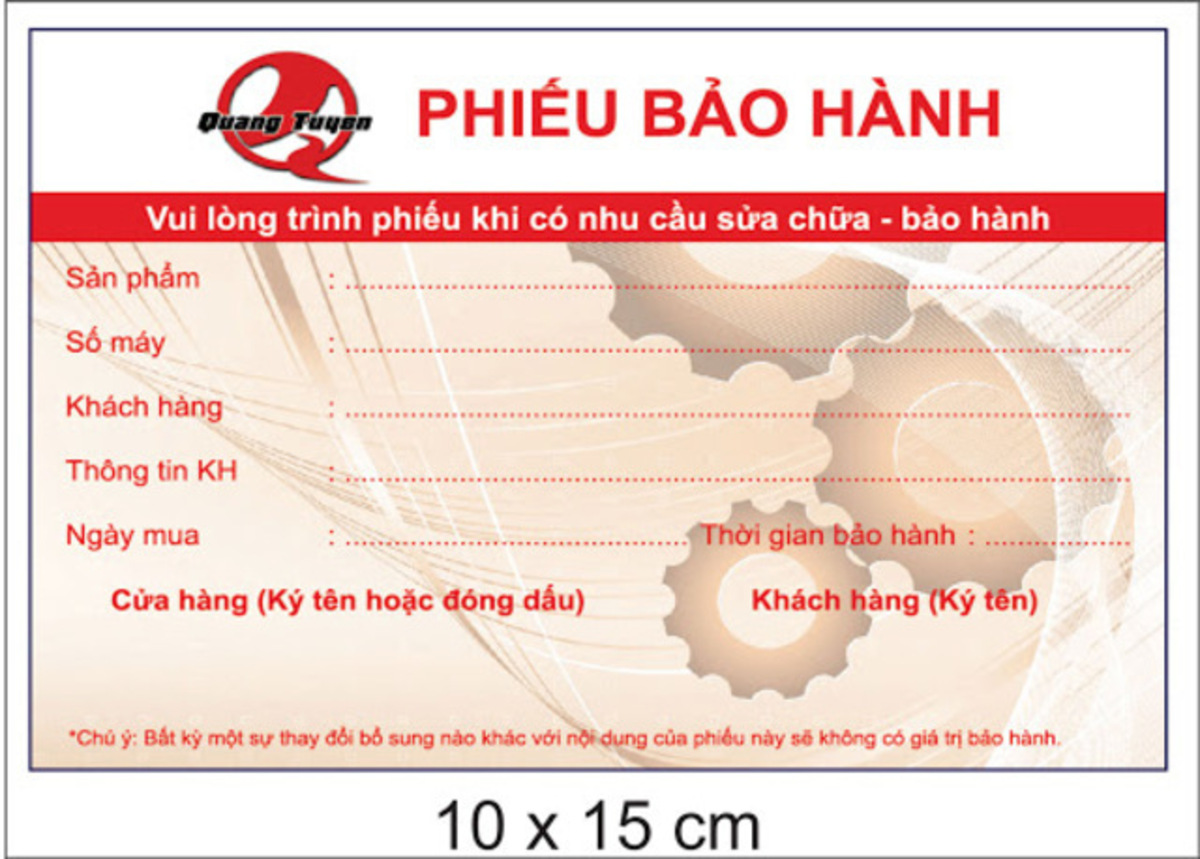 Tầm quan trọng của việc giữ giấy tờ bảo hành 1