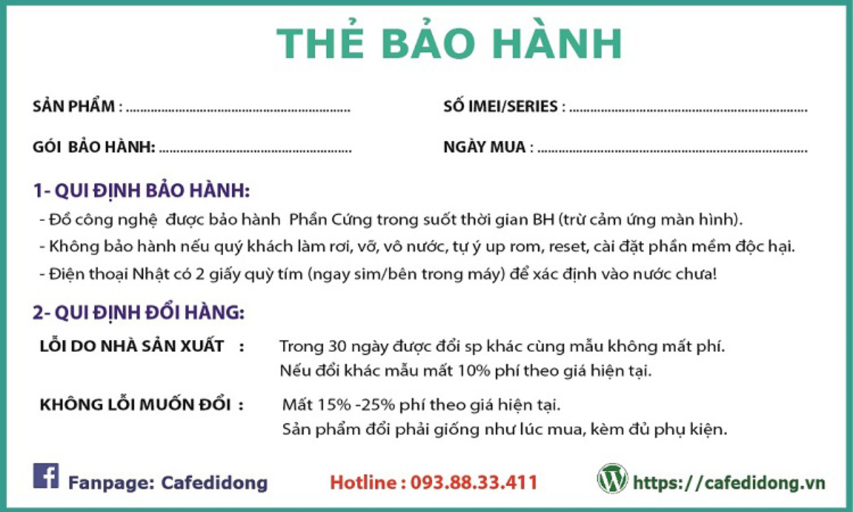 Tìm hiểu về chế độ bảo hành sản phẩm khi mua sắm 3